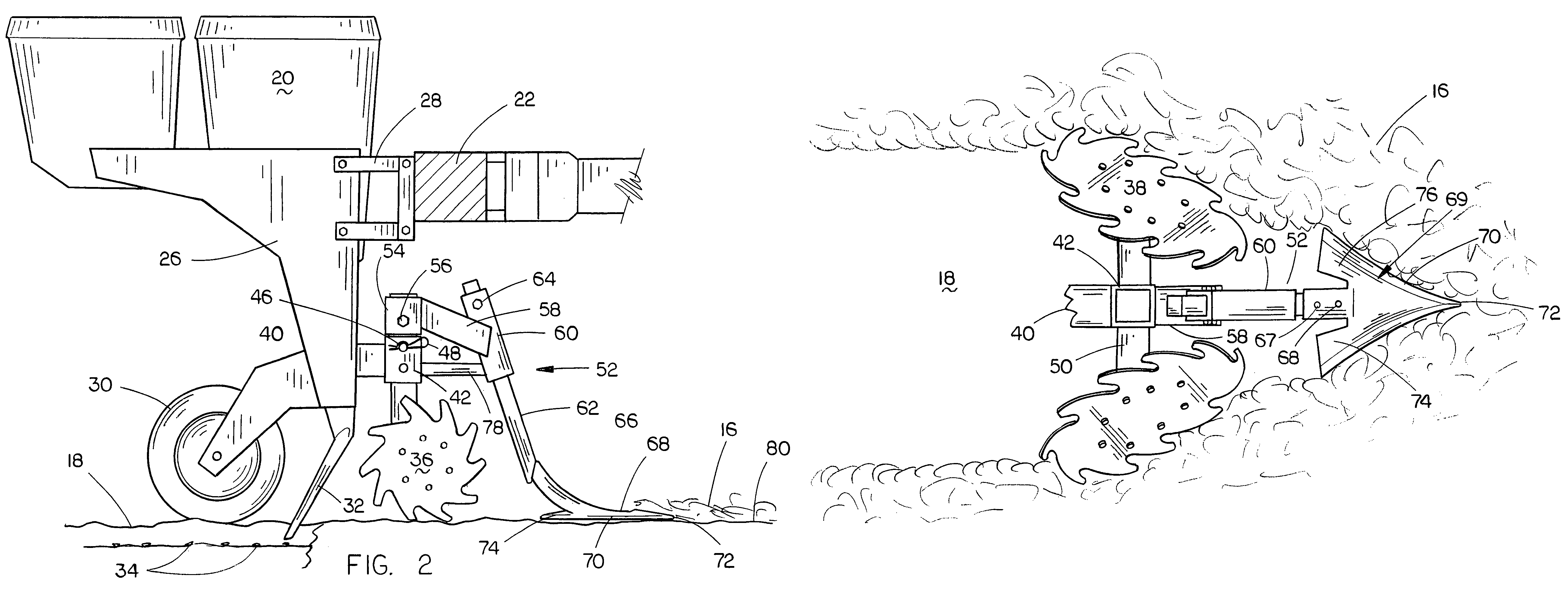 Strip till implement