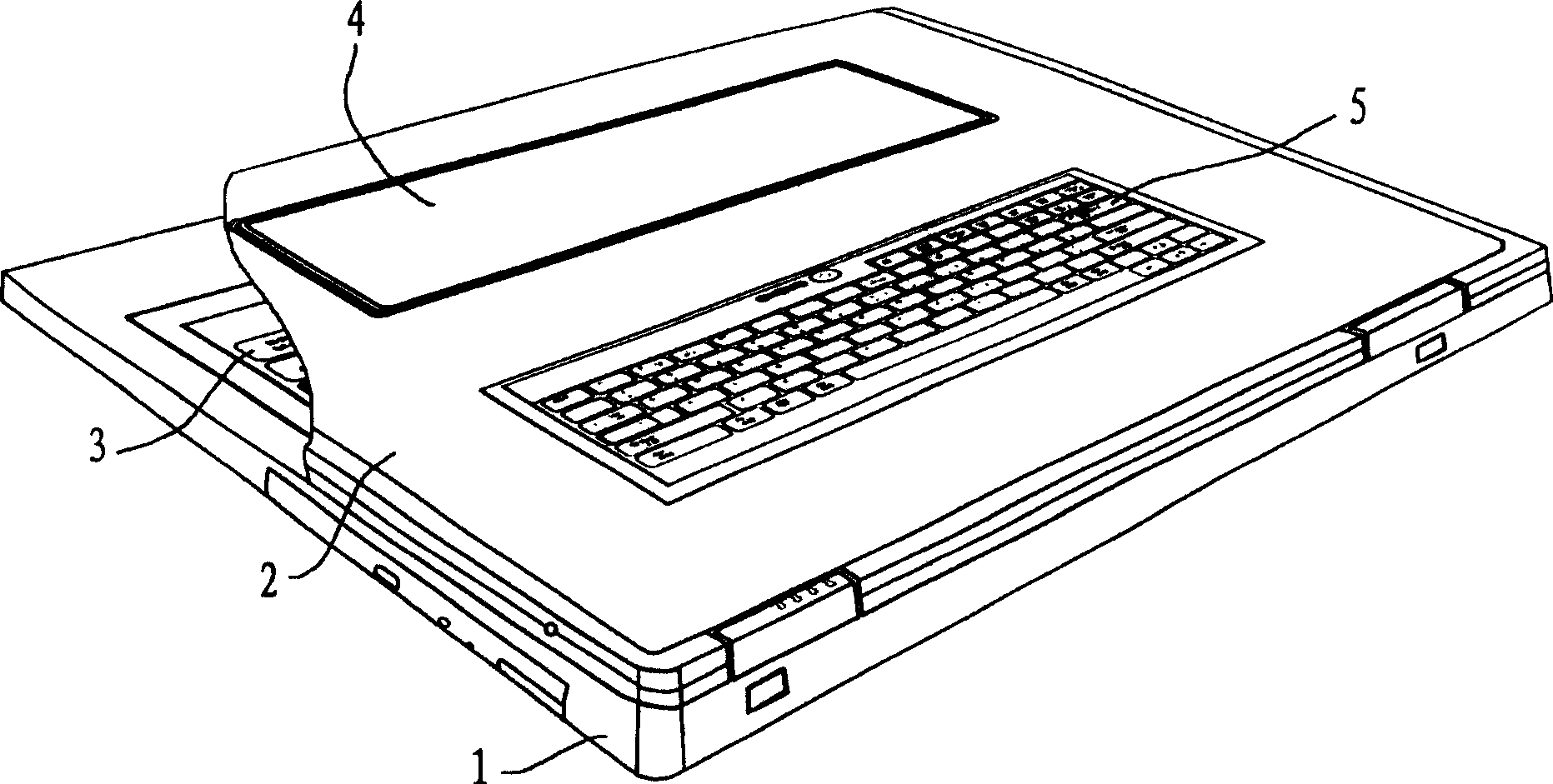 Double screen notebook computer