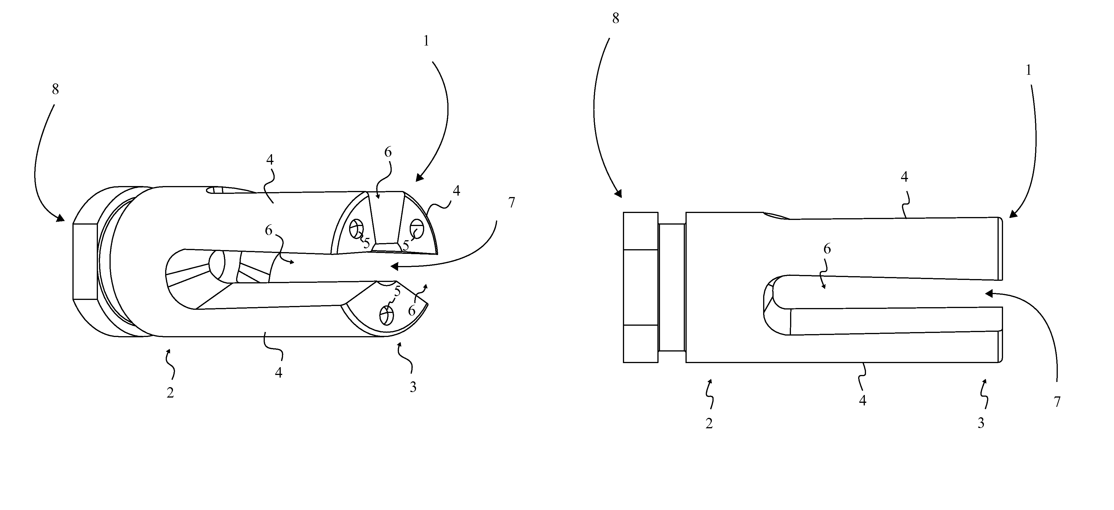 Flash suppressing and recoil compensating muzzle device