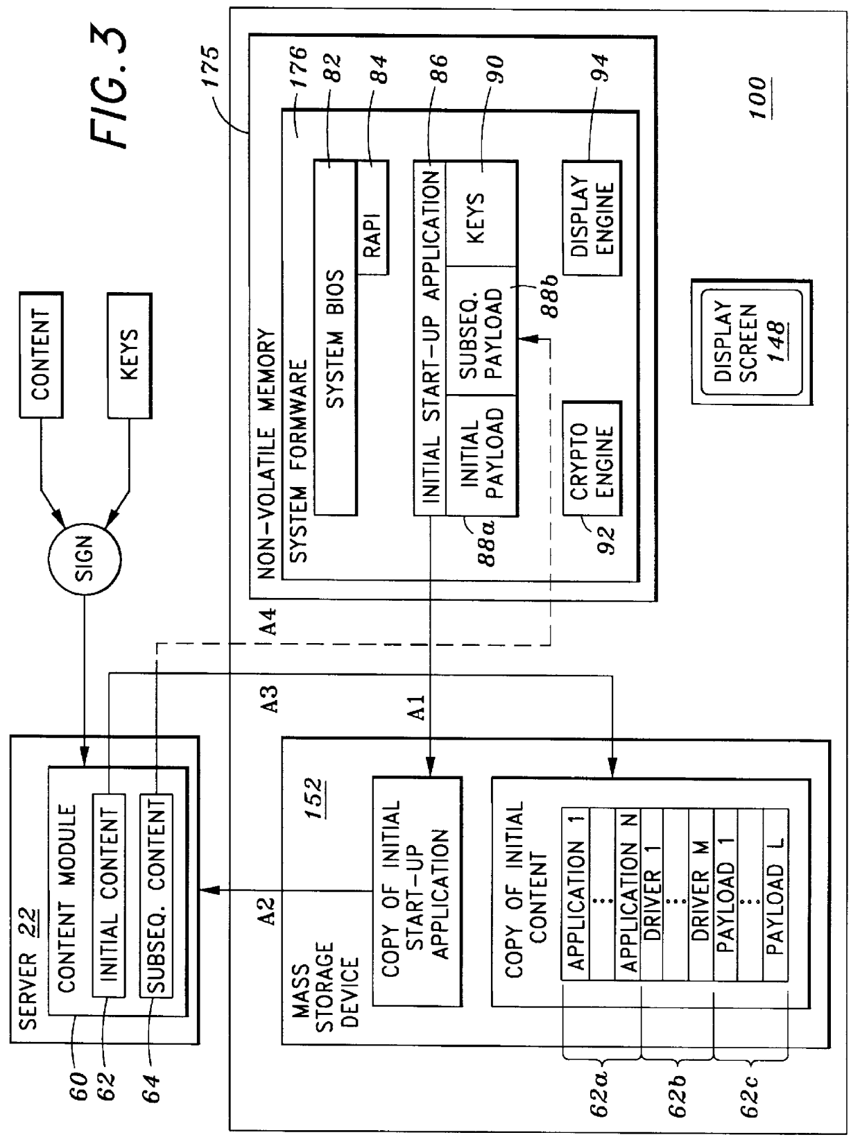 System and method for securely utilizing basic input and output system (BIOS) services