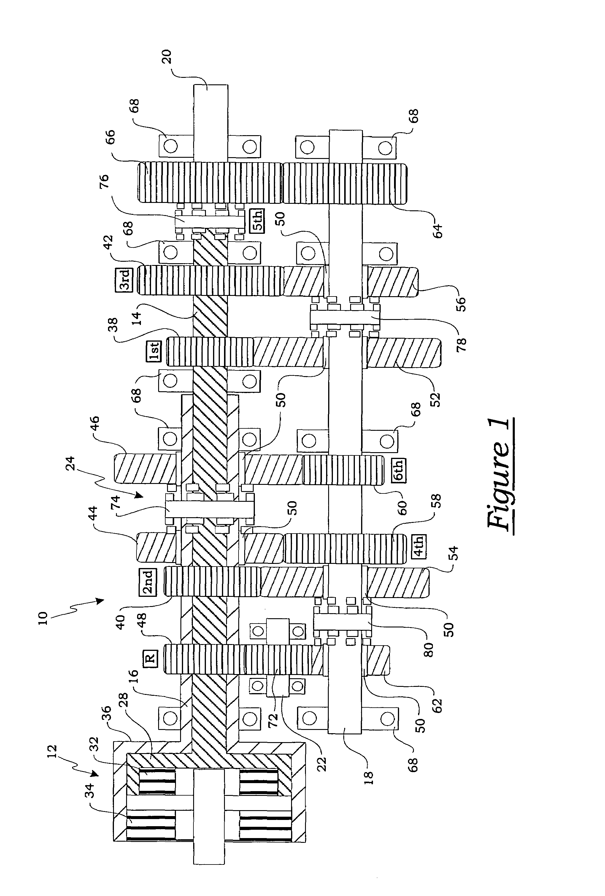 Automatic transmission having a pressure regulator with flow force compensation