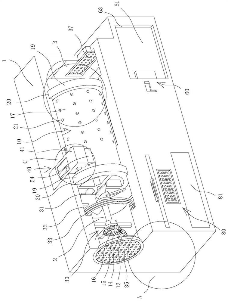 A residential wet garbage treatment device