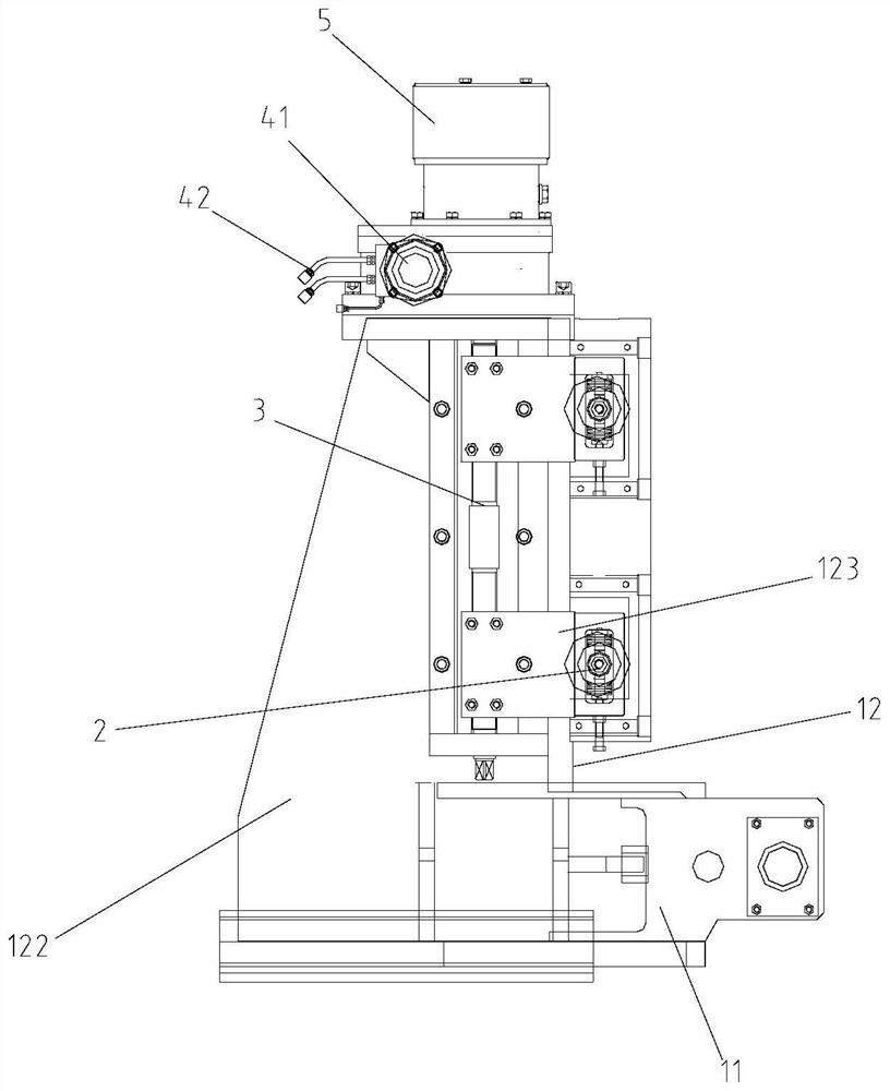 Novel connecting shaft bracket for short-stress rolling mill