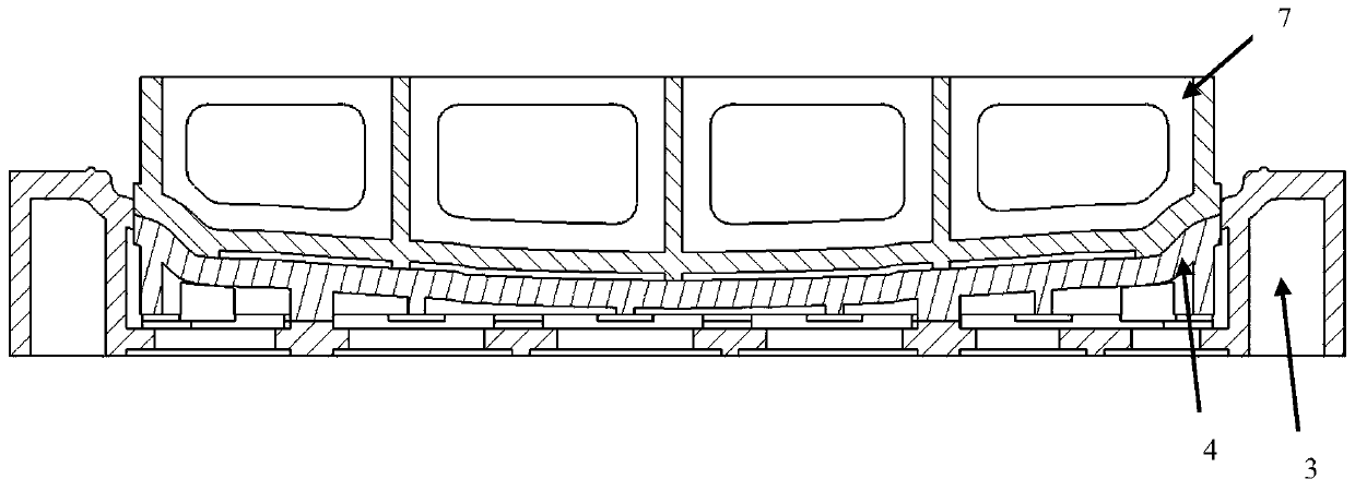 Trial-produced die for outer plate of engine cover