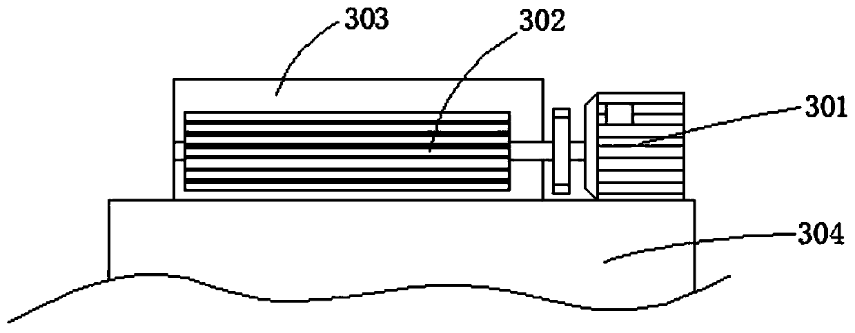 Garbage treatment device with good dry-wet separation effect