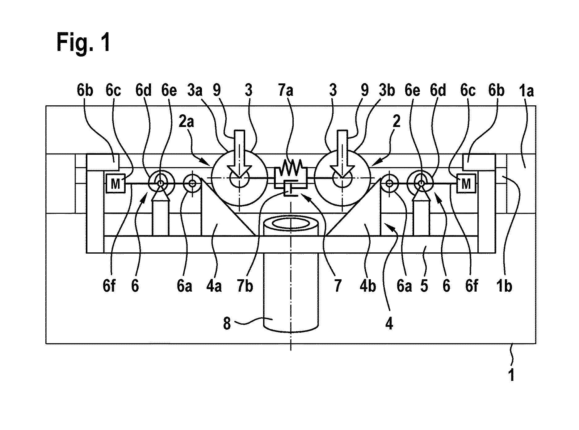 Energy absorbing system for absorbing energy of an object in  a vehicle in a crash situation