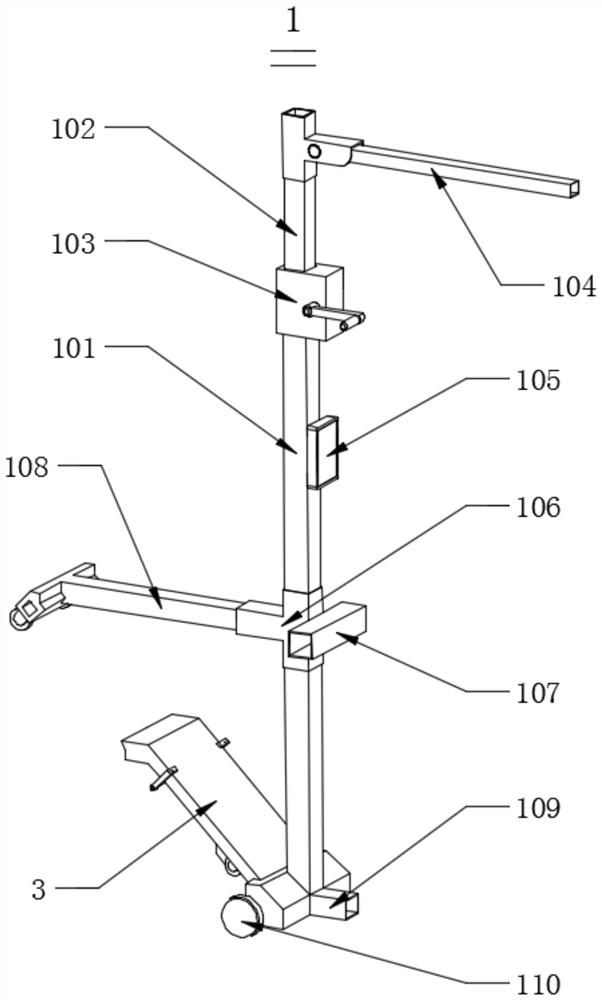 A construction drilling device