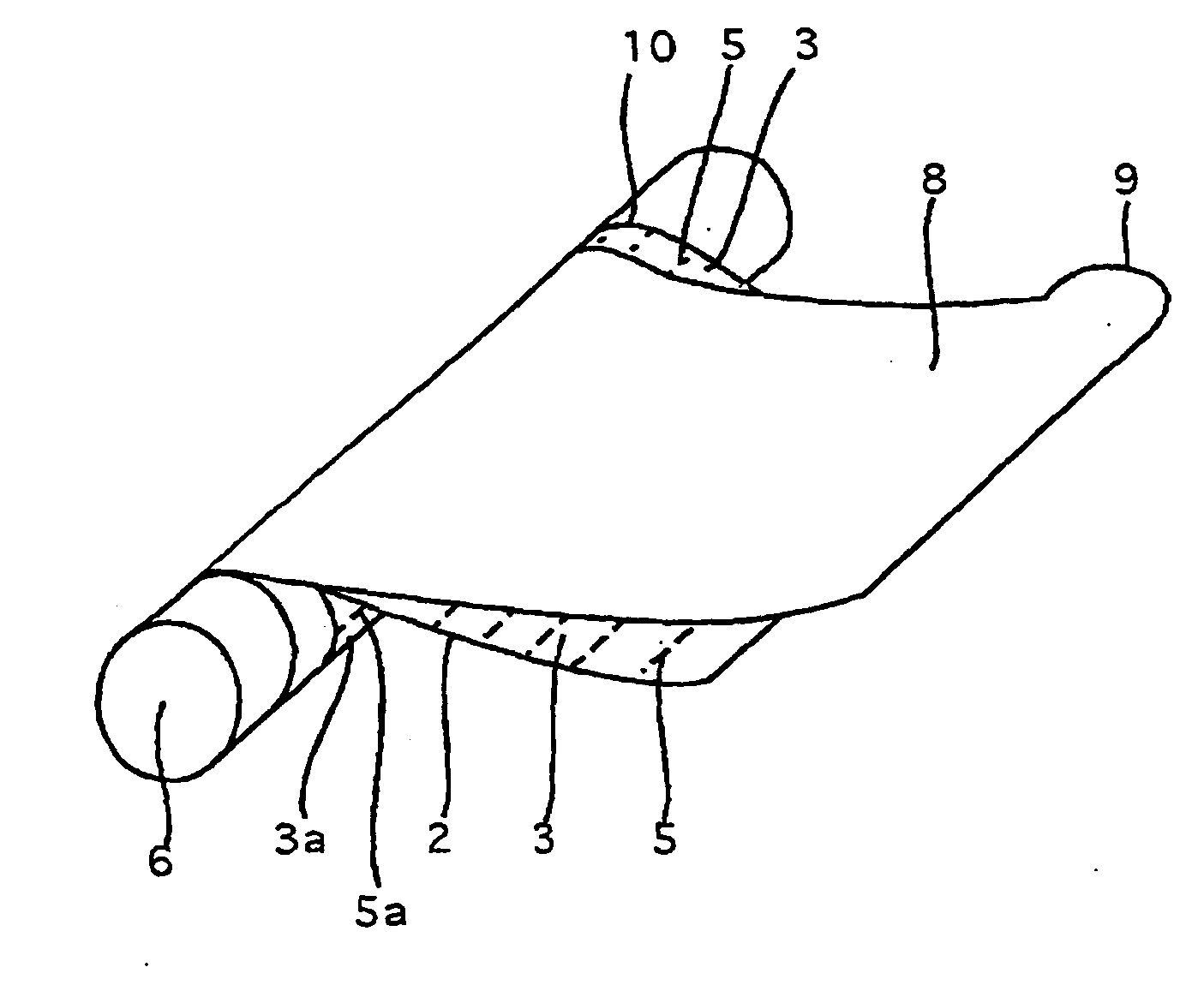 Multi-wrap wrap-around label and container having such a label