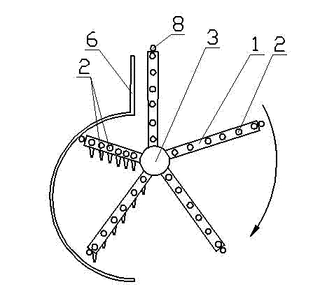 Flowing water louvered power machine