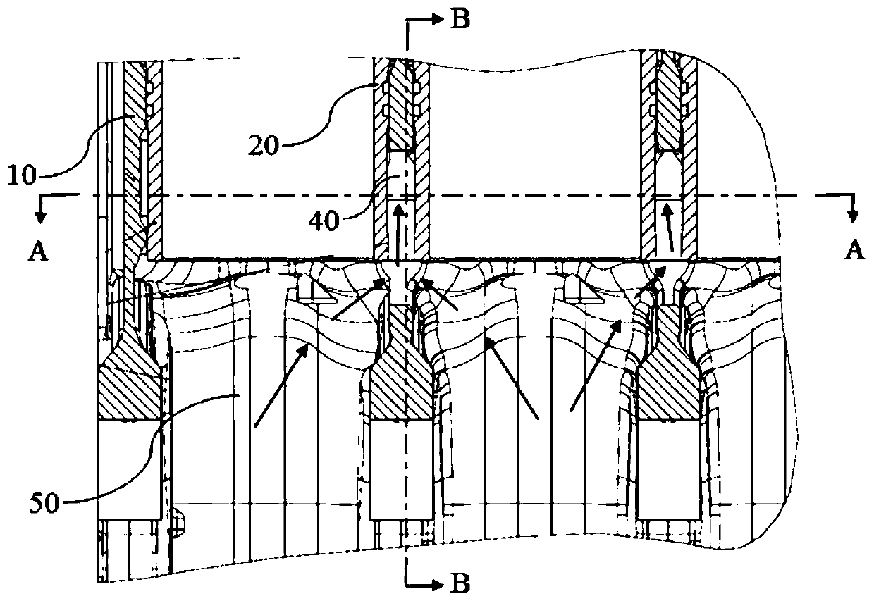 Oil and gas separator air intake structure and engine