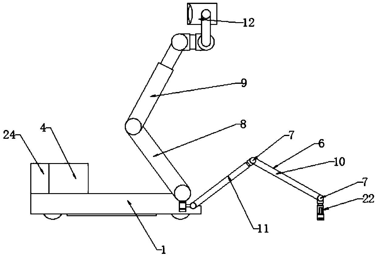 Pipeline detection robot