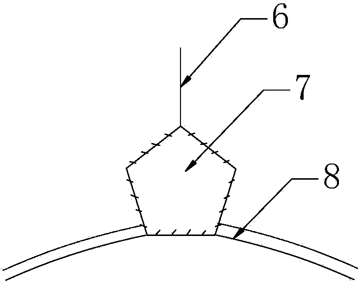 Semi-hand-sewing method for shirt