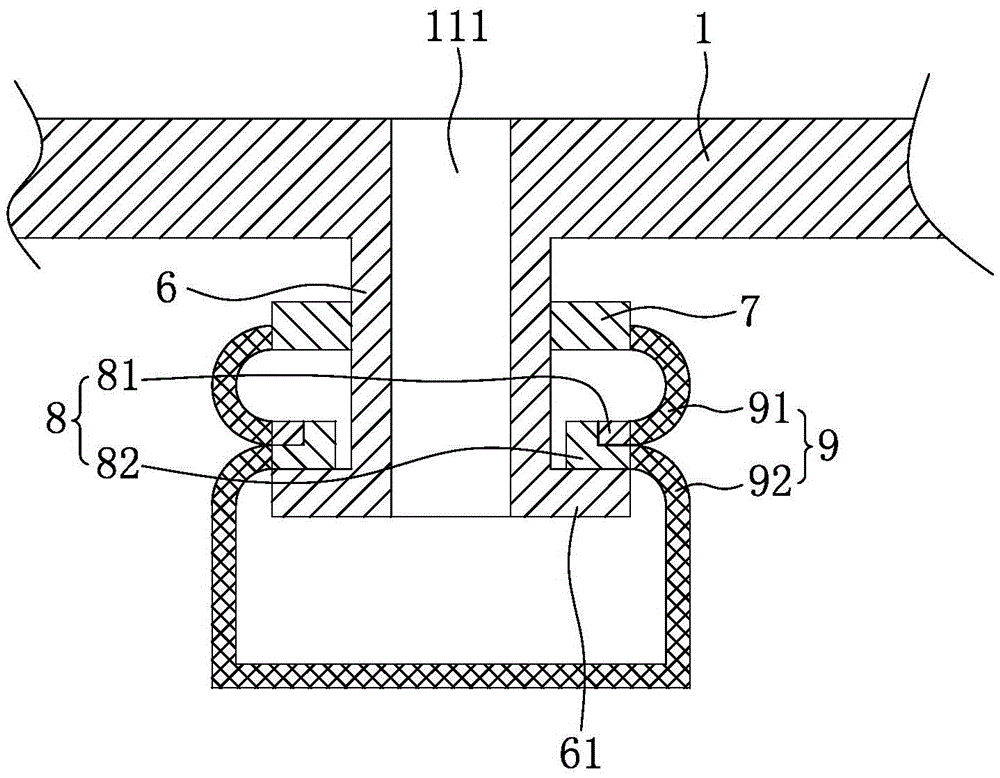 A kind of anti-overflow bayberry washing machine