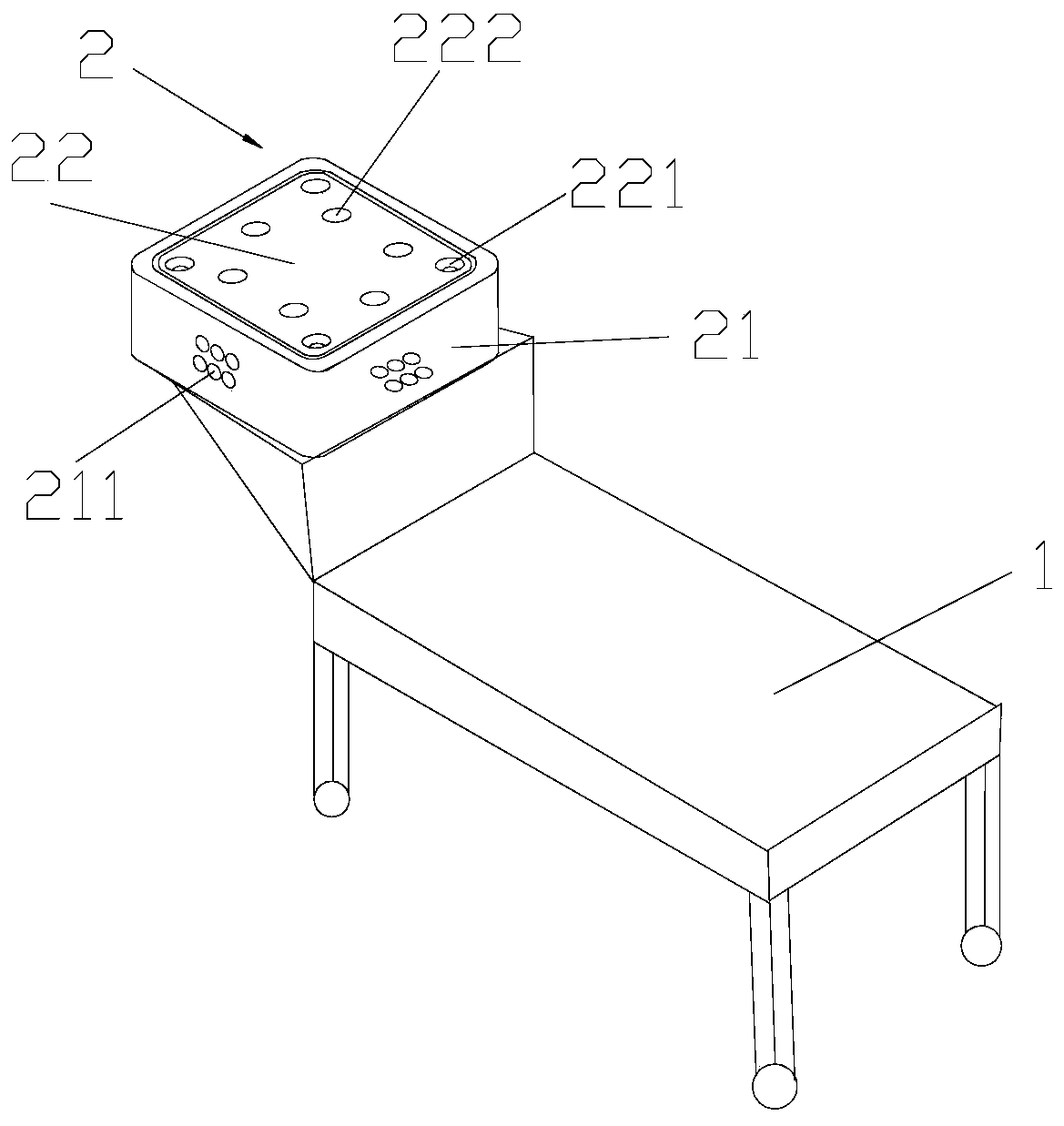 Tumor magnetic field restraining and treating device