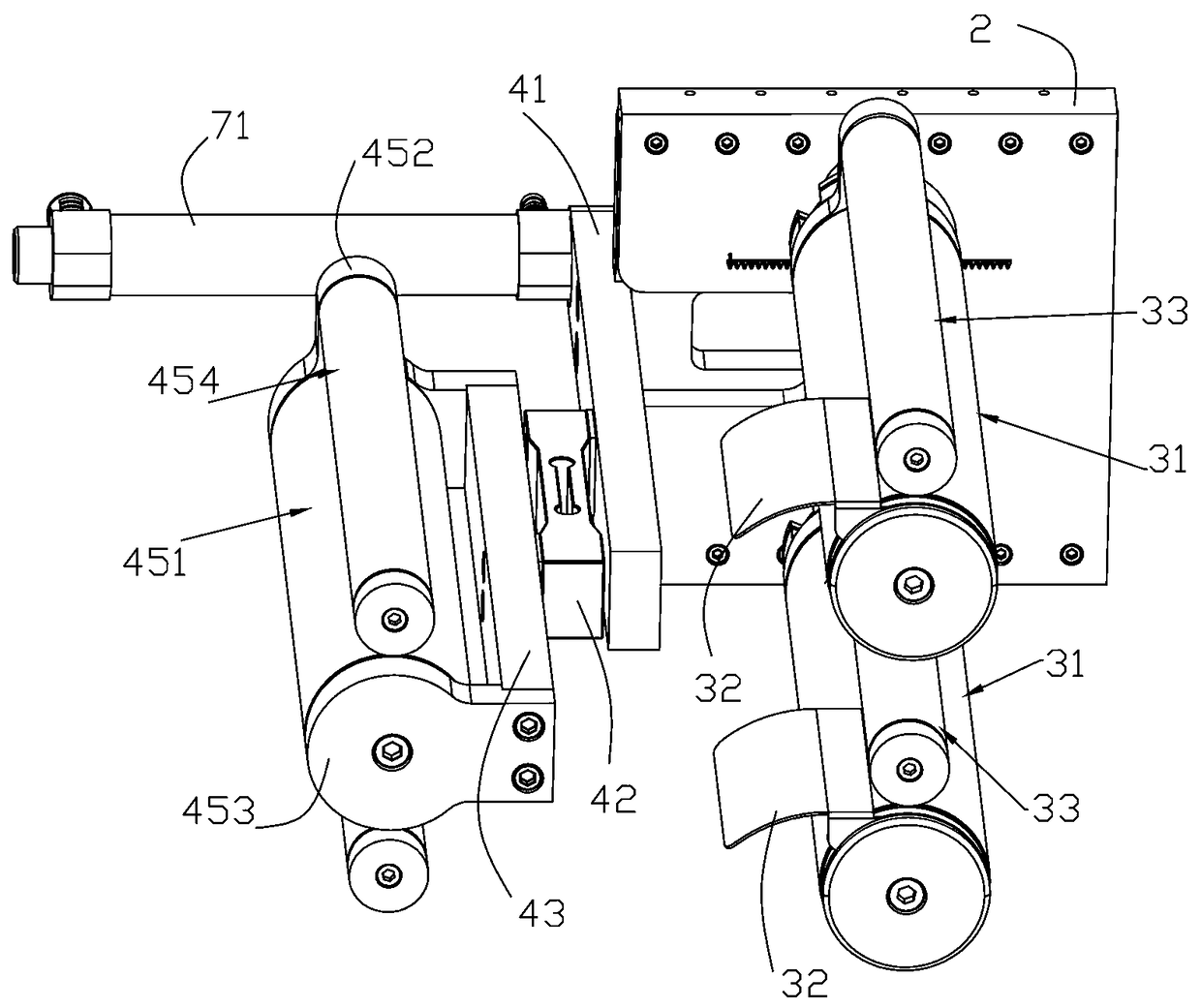 A tension buffer mechanism