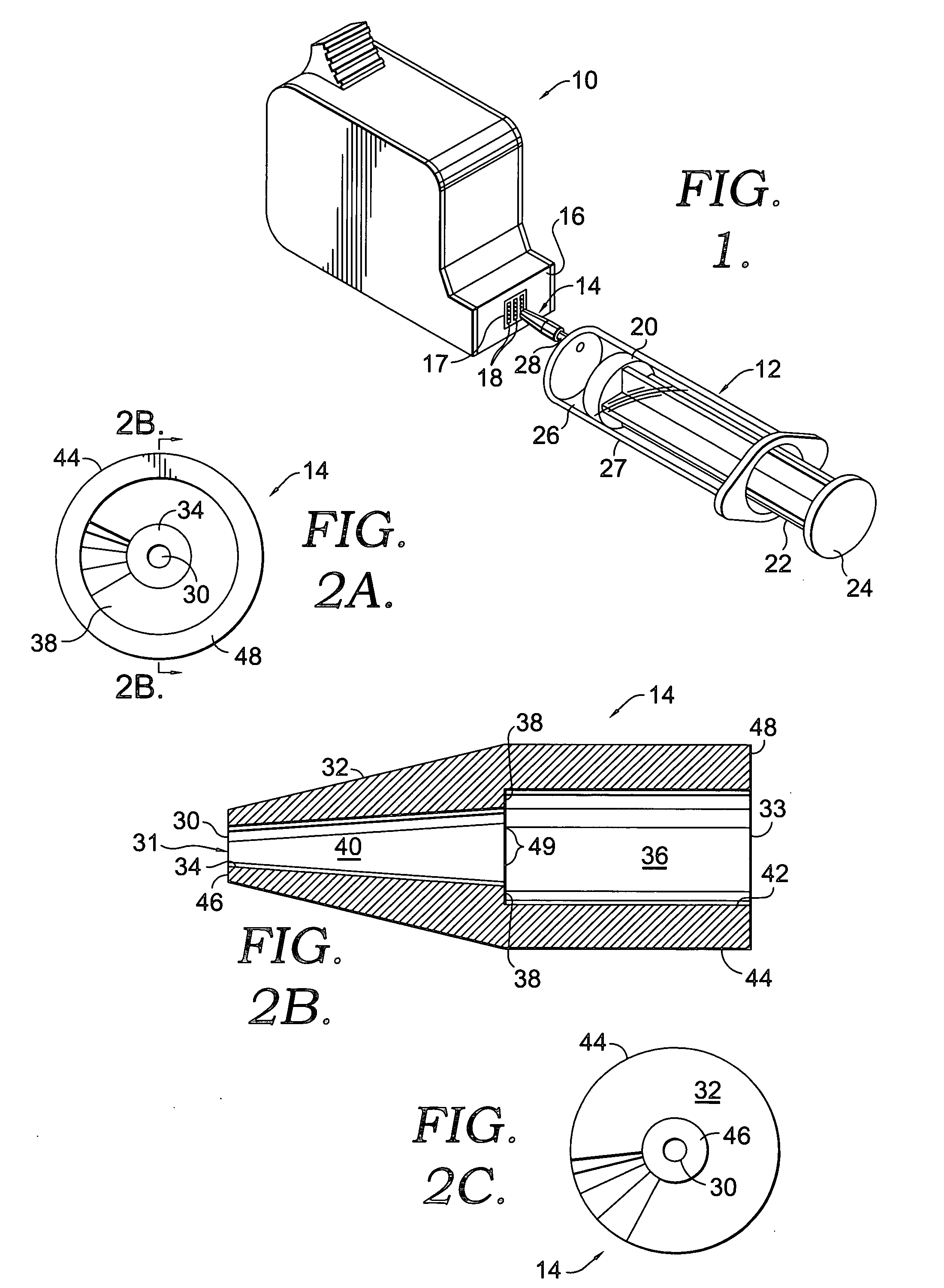 Inkjet cartridge cleaning devices