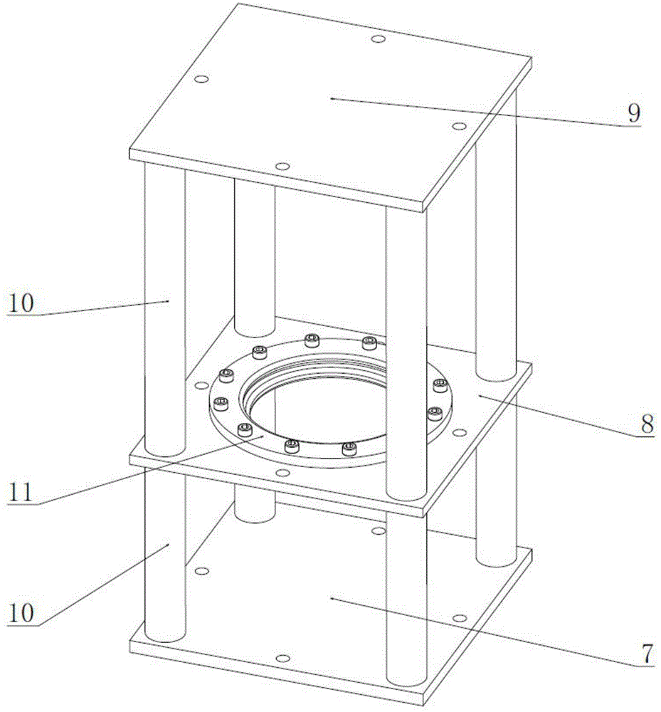 Plate double-side three-point incremental forming device