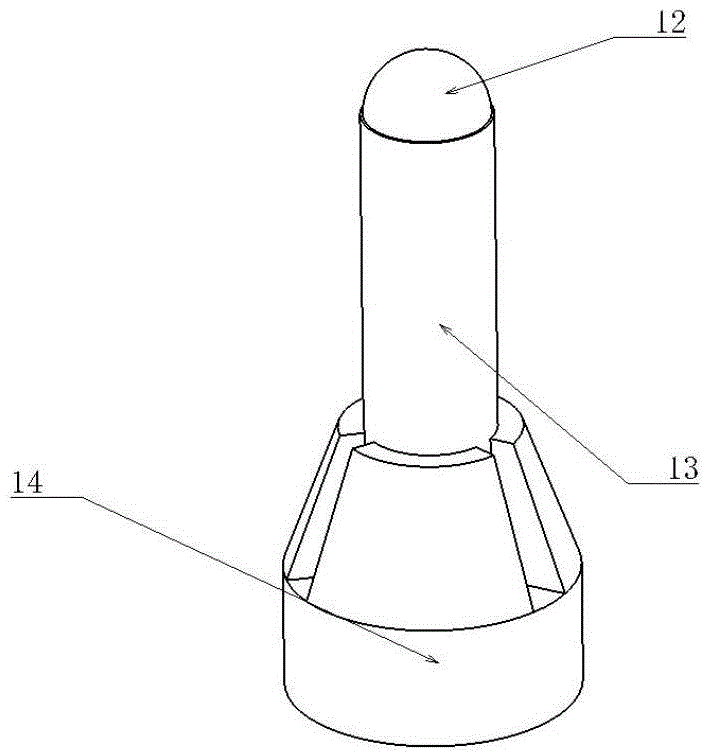 Plate double-side three-point incremental forming device