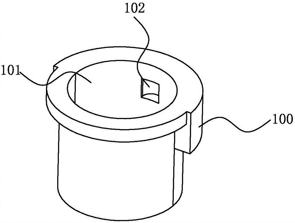 Mold provided with disengagement structure for undercut on side wall of inner hole