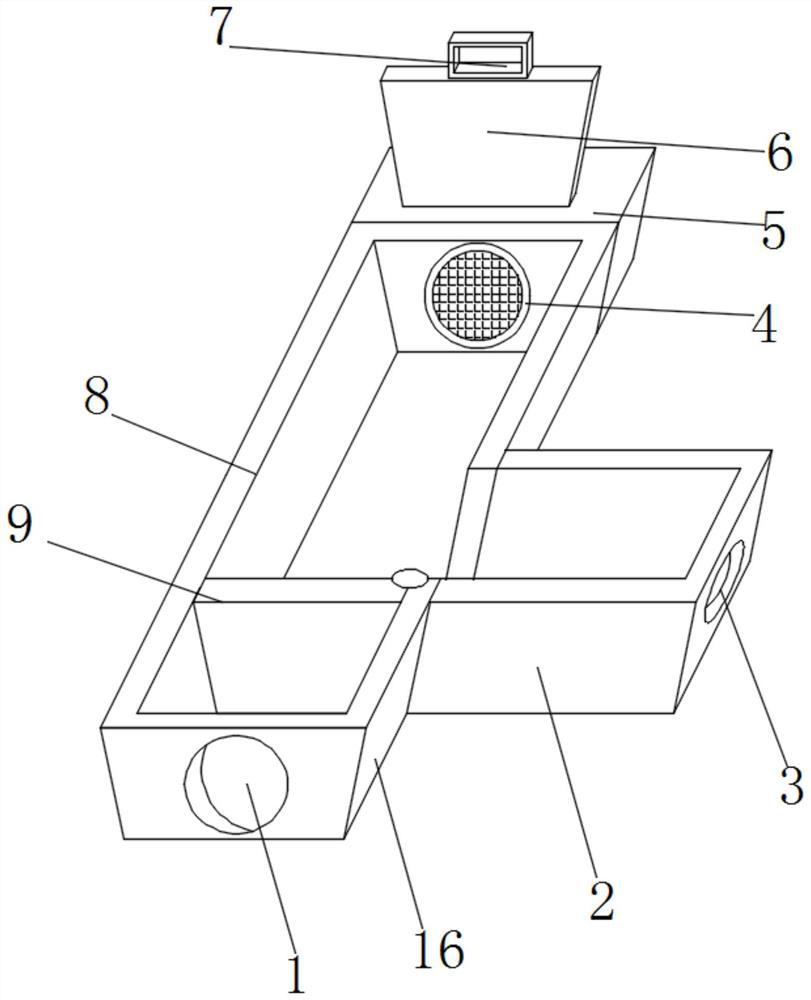 A drainage device for water conservancy projects