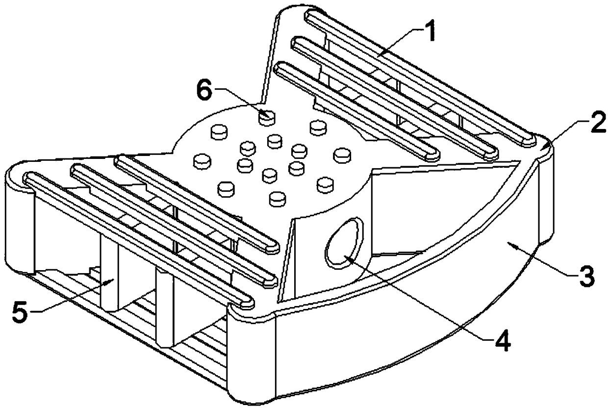 Bicycle pedal with high anti-pressure ability