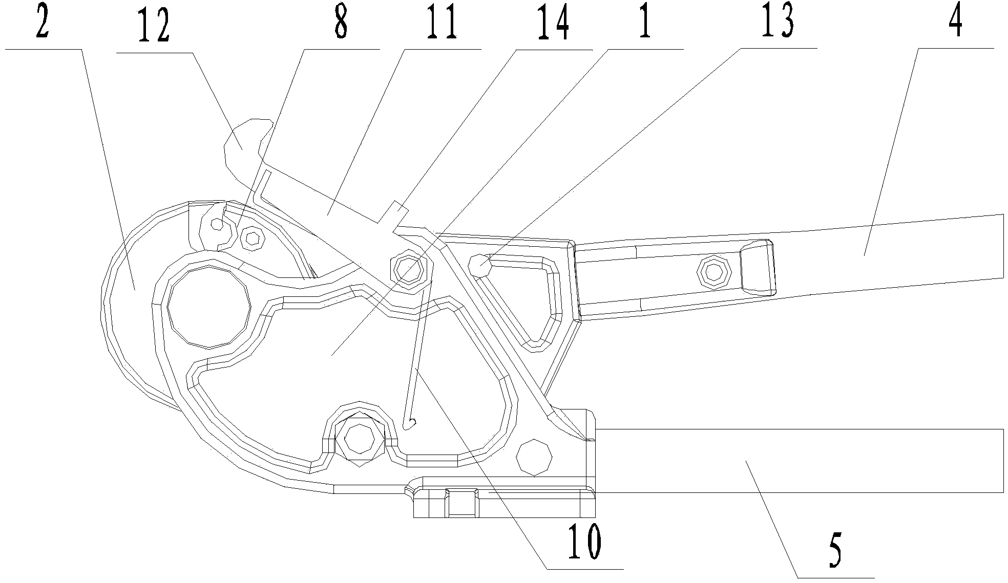 Screw rod shear