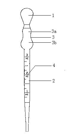 Rubber-head burette