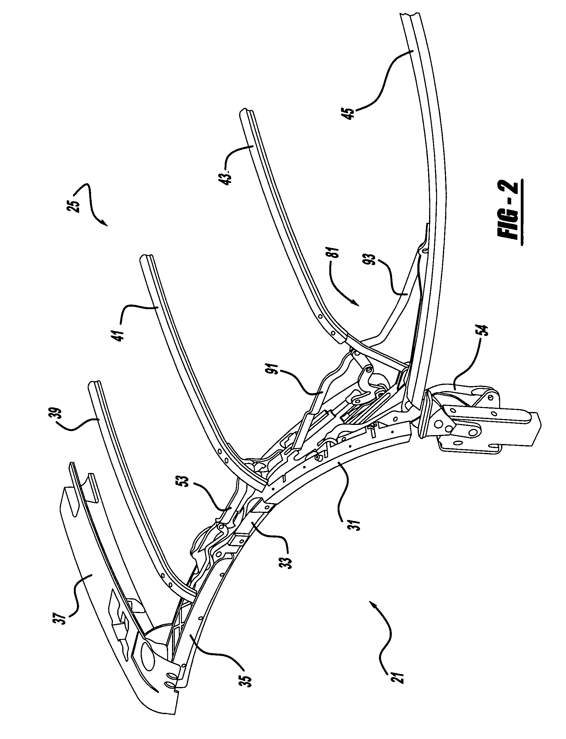 Convertible vehicle top stack mechanism