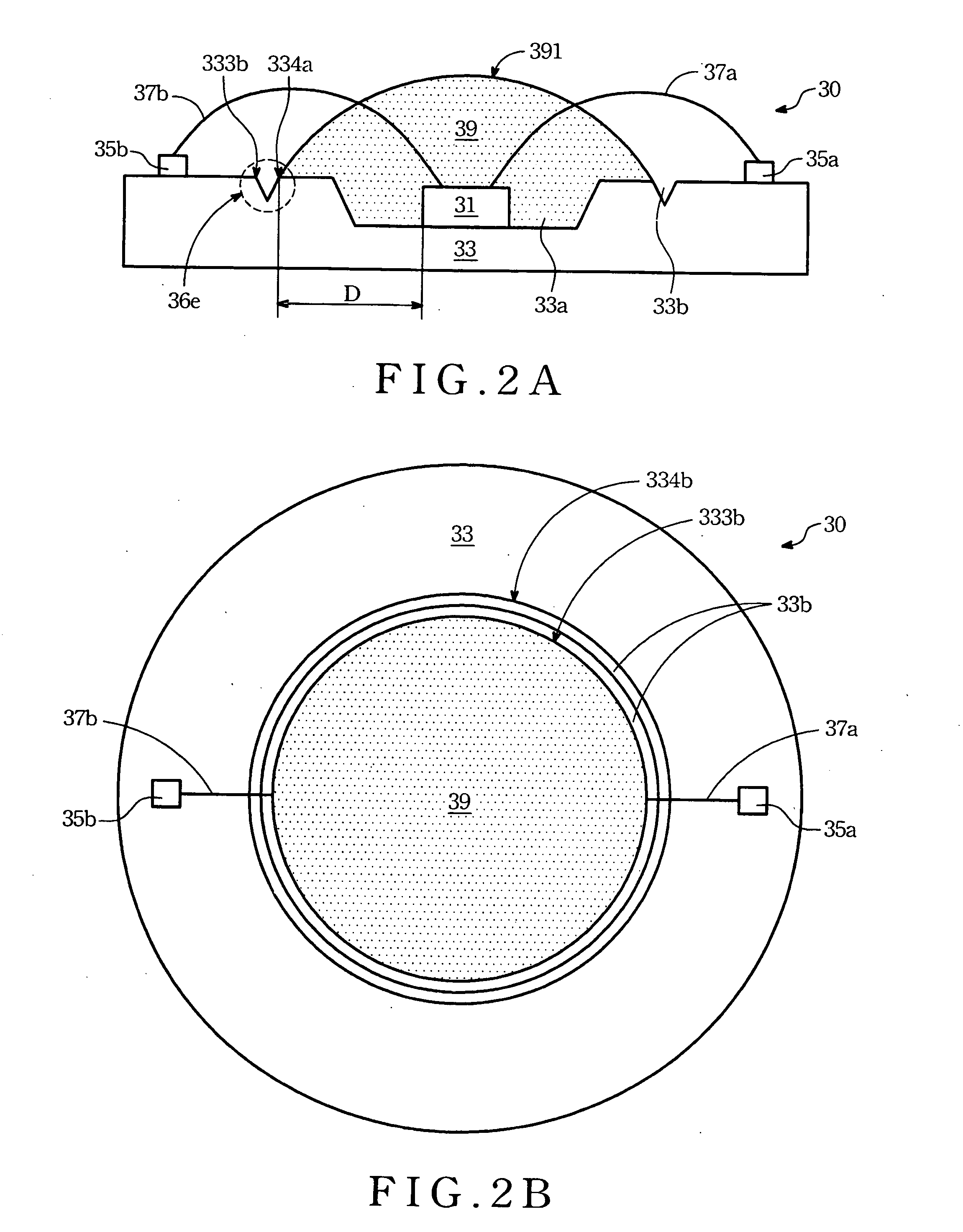 Light emitting diode package with positioning groove