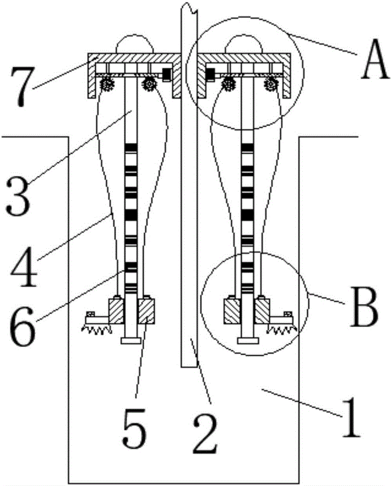 Pile foundation depth tester