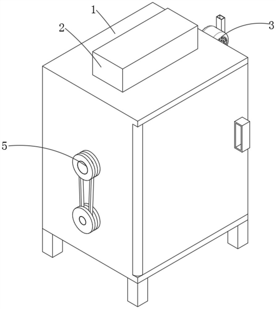 Cleaning and dust removing device for engineering surveying and mapping