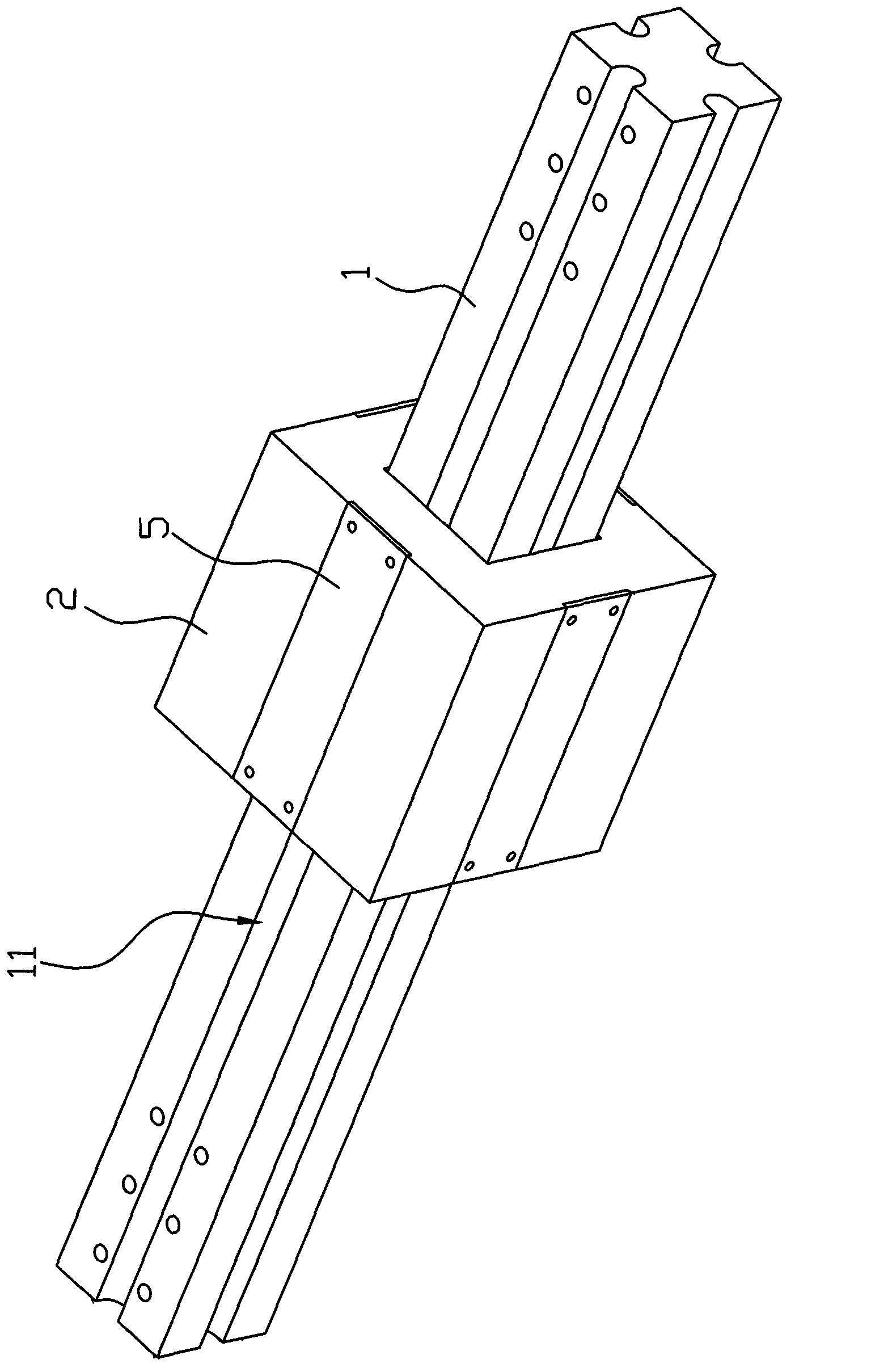 Sliding track device