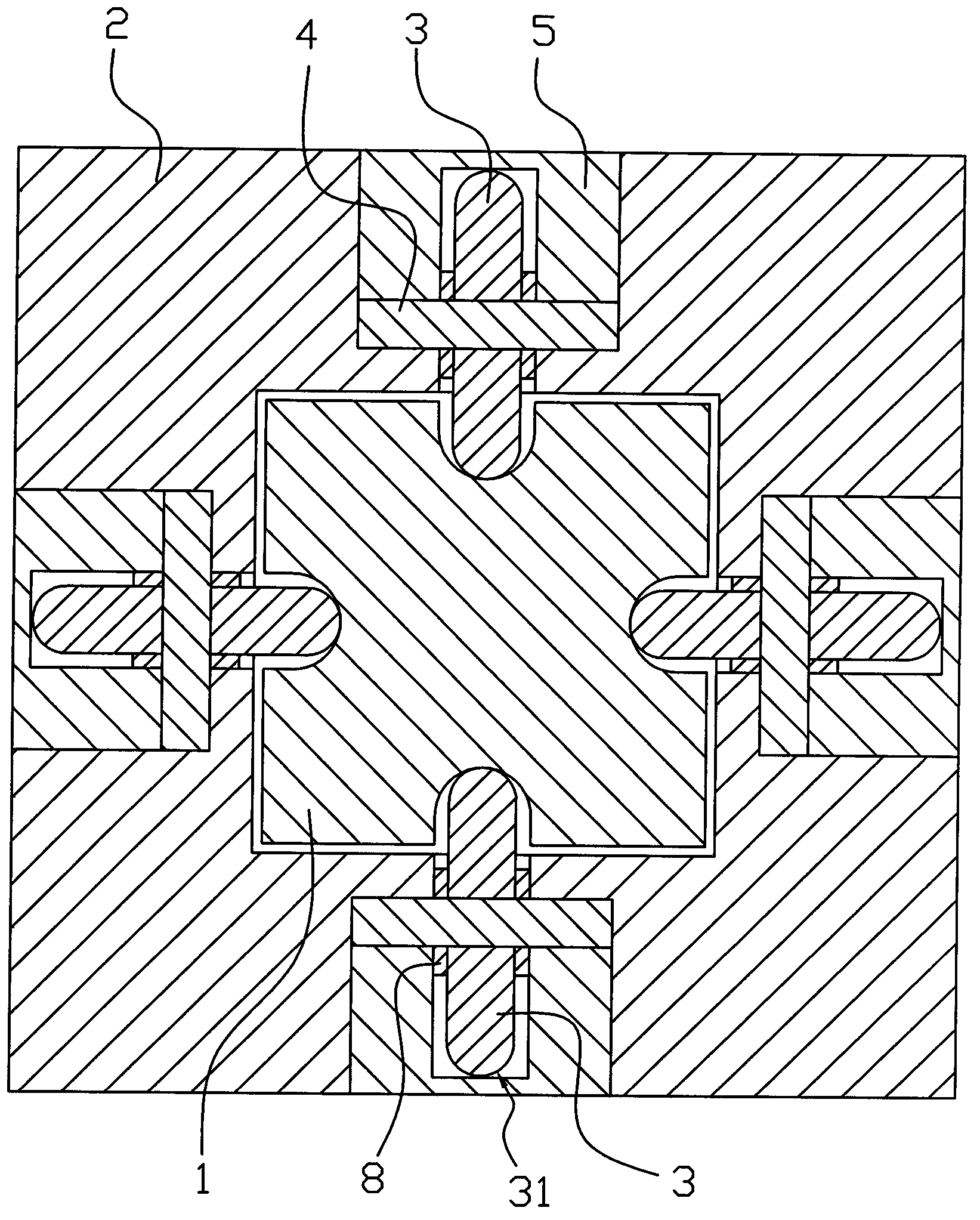 Sliding track device