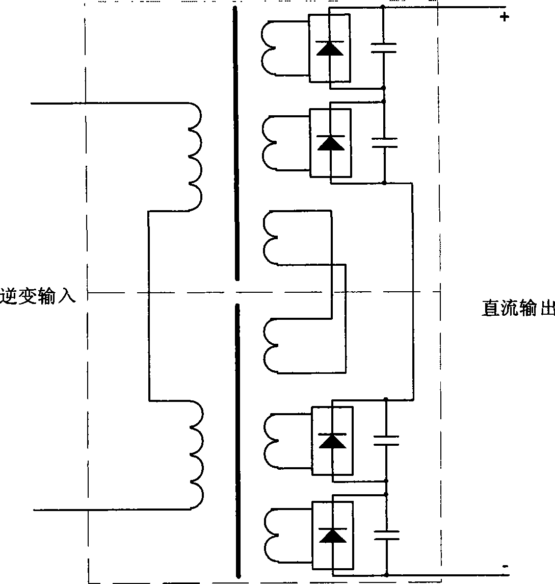 Novel method for equalizing voltage of series transformers, and application thereof