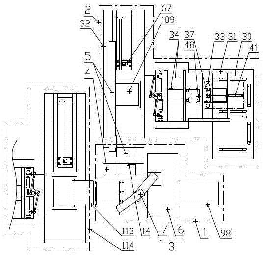 Automatic bagging and packaging device and packaging method for special-shaped cigarettes