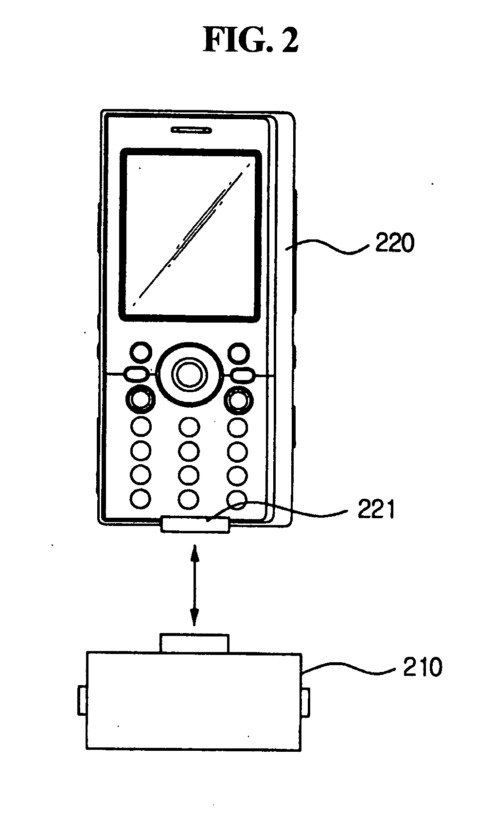 External device for mobile communication terminal and NFC method using the same