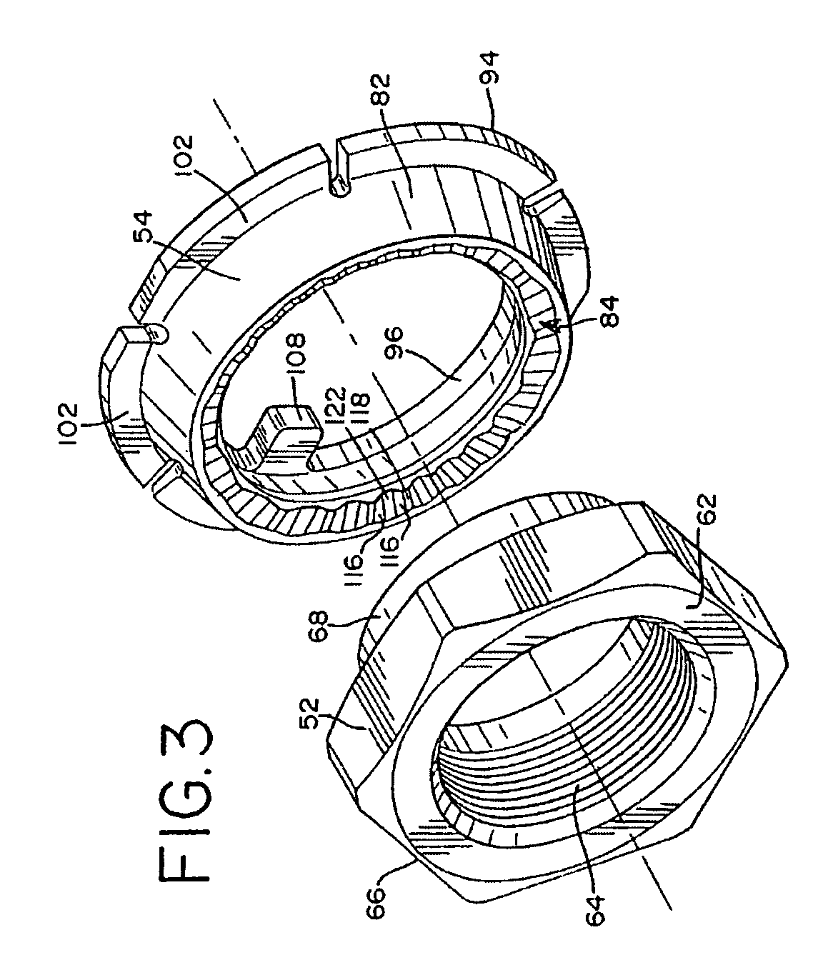 Locking fastener assembly