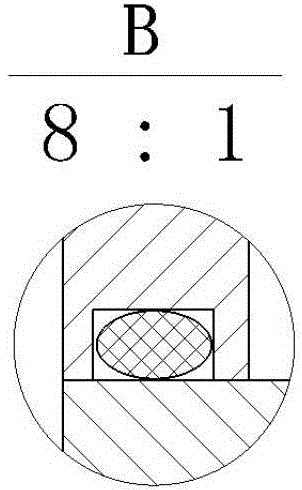 Pipe type variable-damping filter provided with multiple holes with different parameters and applied to opening of hydraulic pump