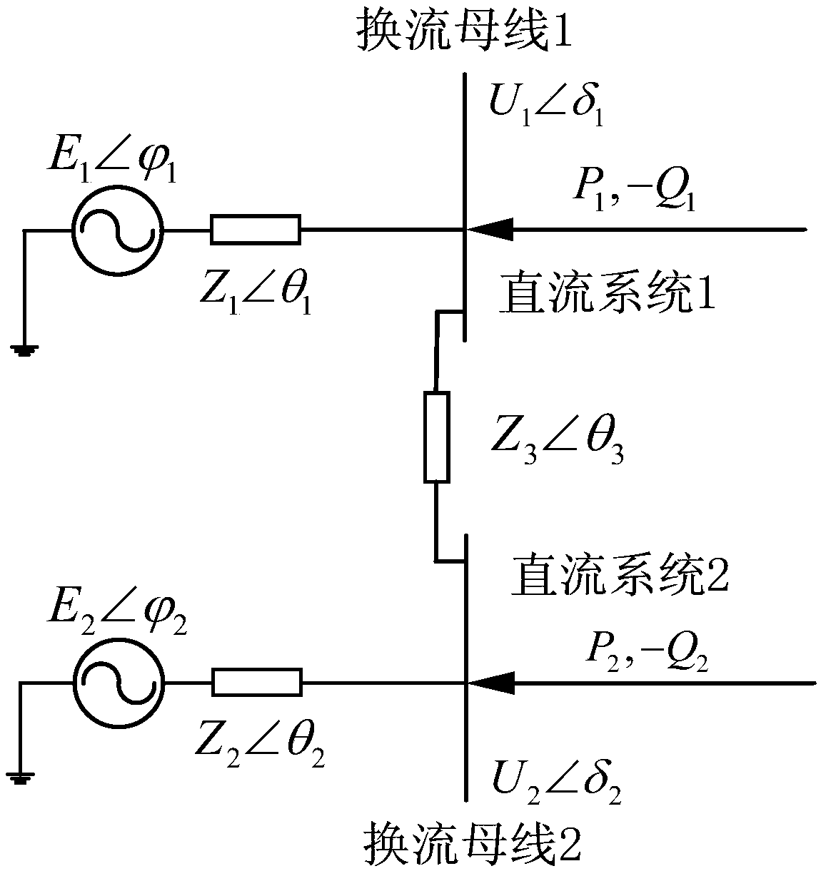 Multi-feed-in interaction factor calculation method considering direct-current control mode