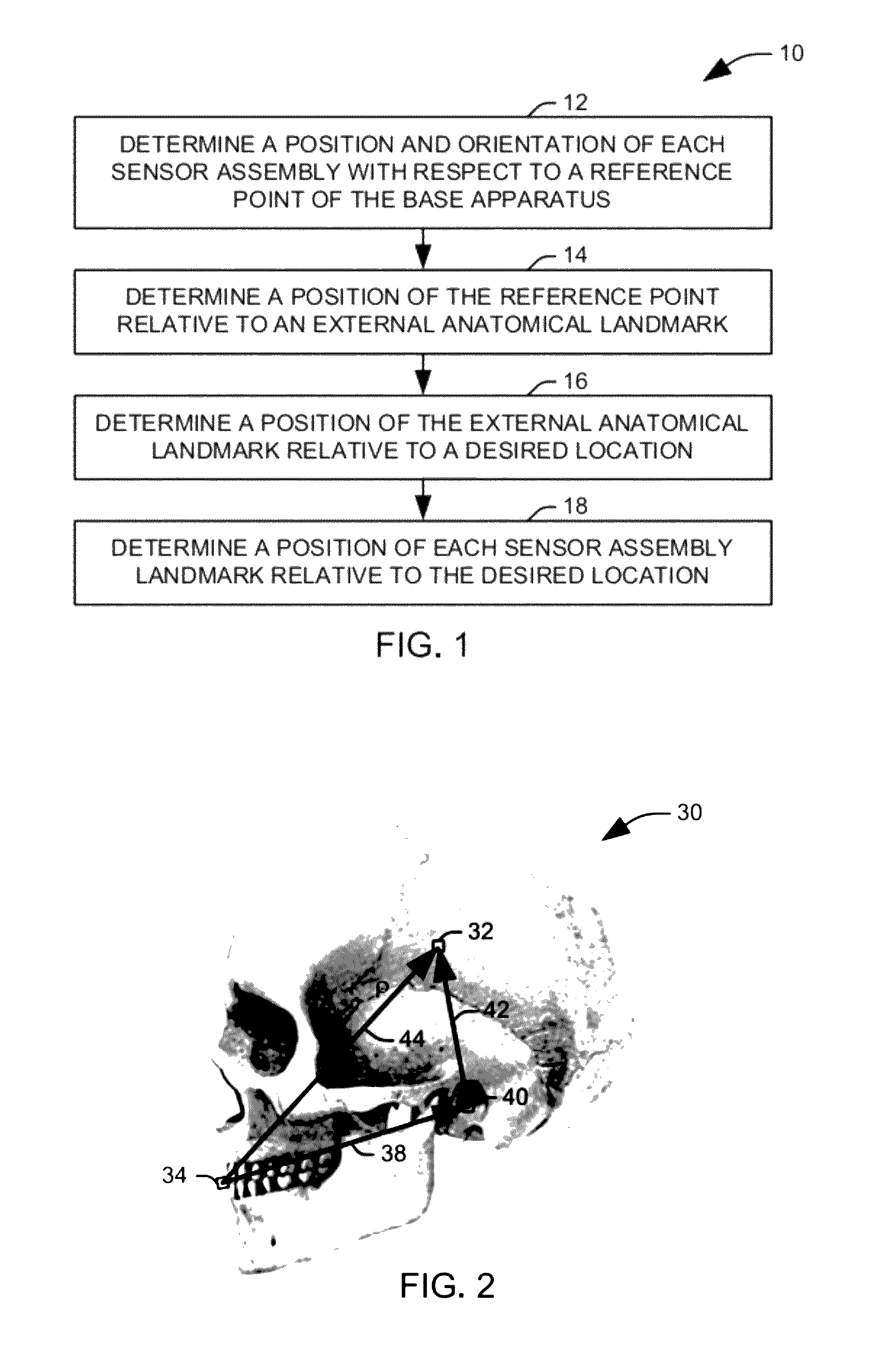 Registration of head impact detection assembly