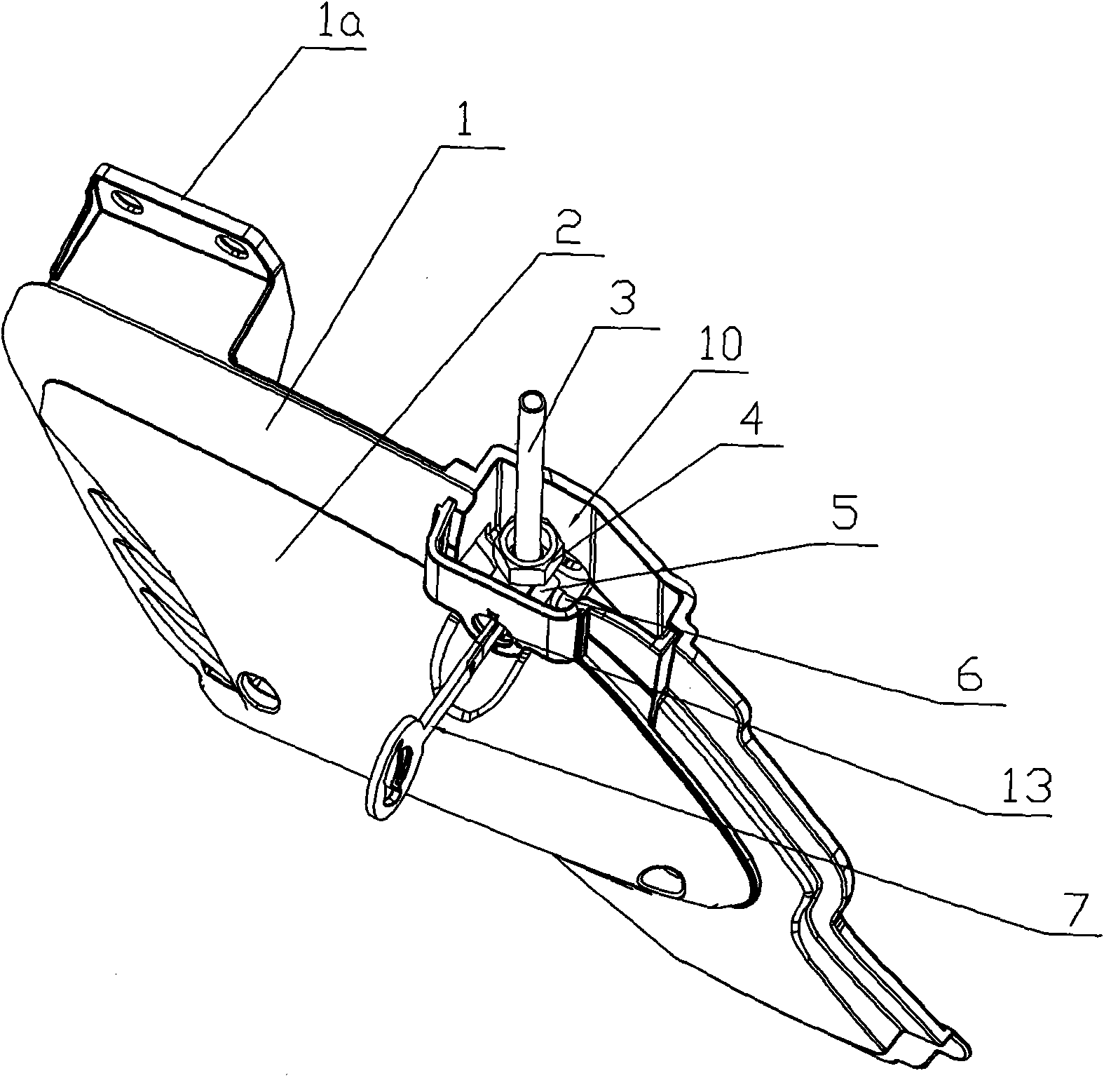 Two-wheeled motorcycle fuel oil anti-theft installation structure