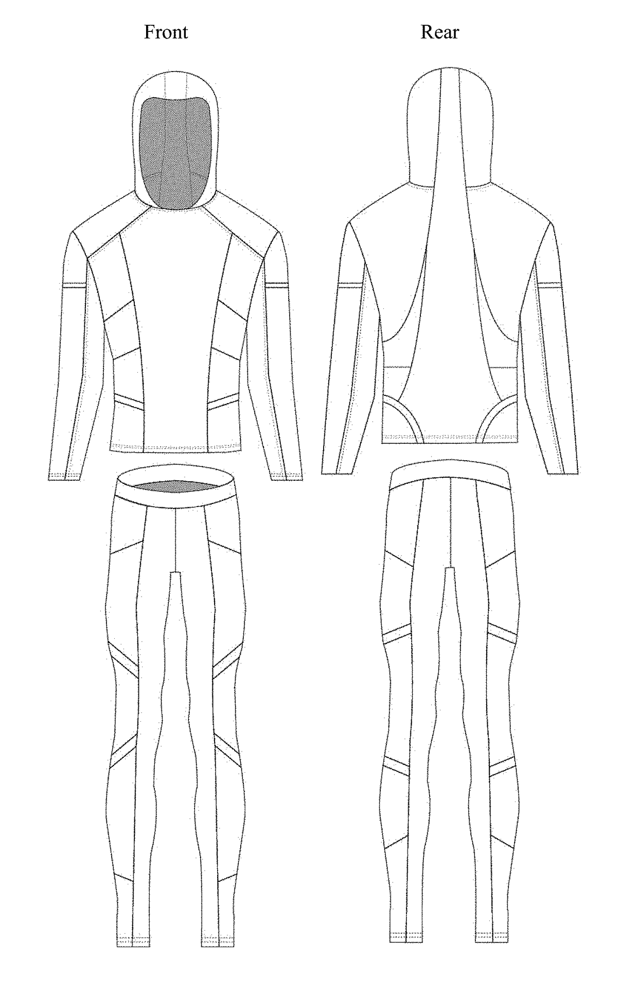 Thermochromic apparel for detecting physical exhaustion and process for preparation thereof