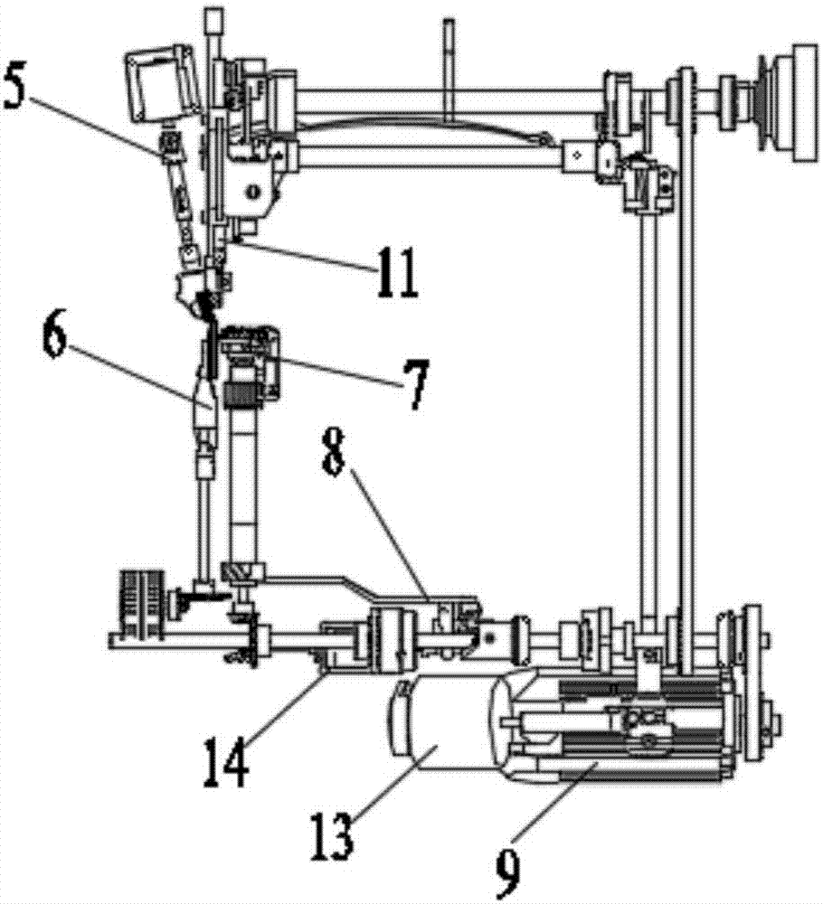 Intelligent sewing machine with independent motor feeding