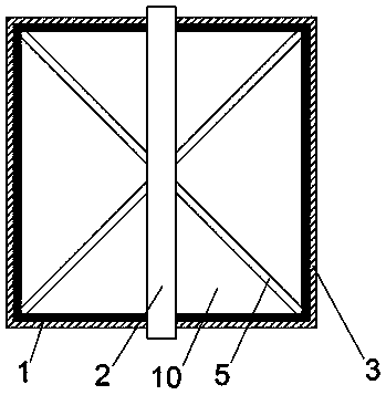 Multi-layer separate type energy-consuming member