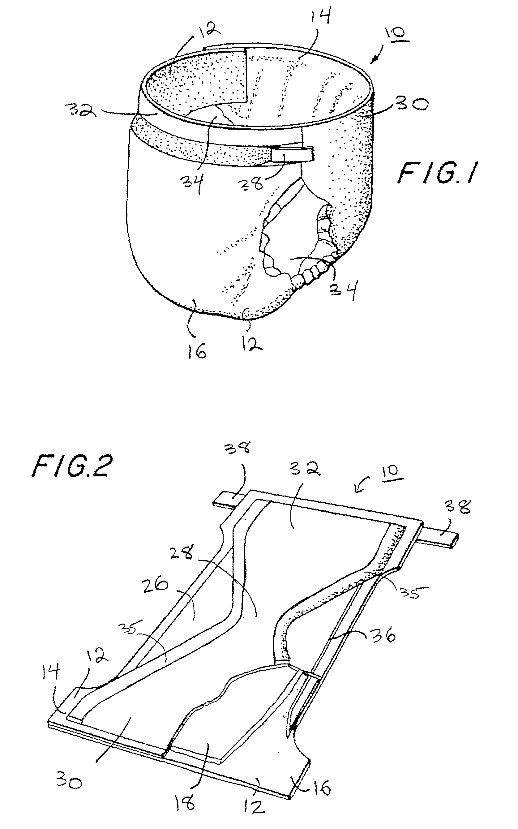 Degradable disposable diaper