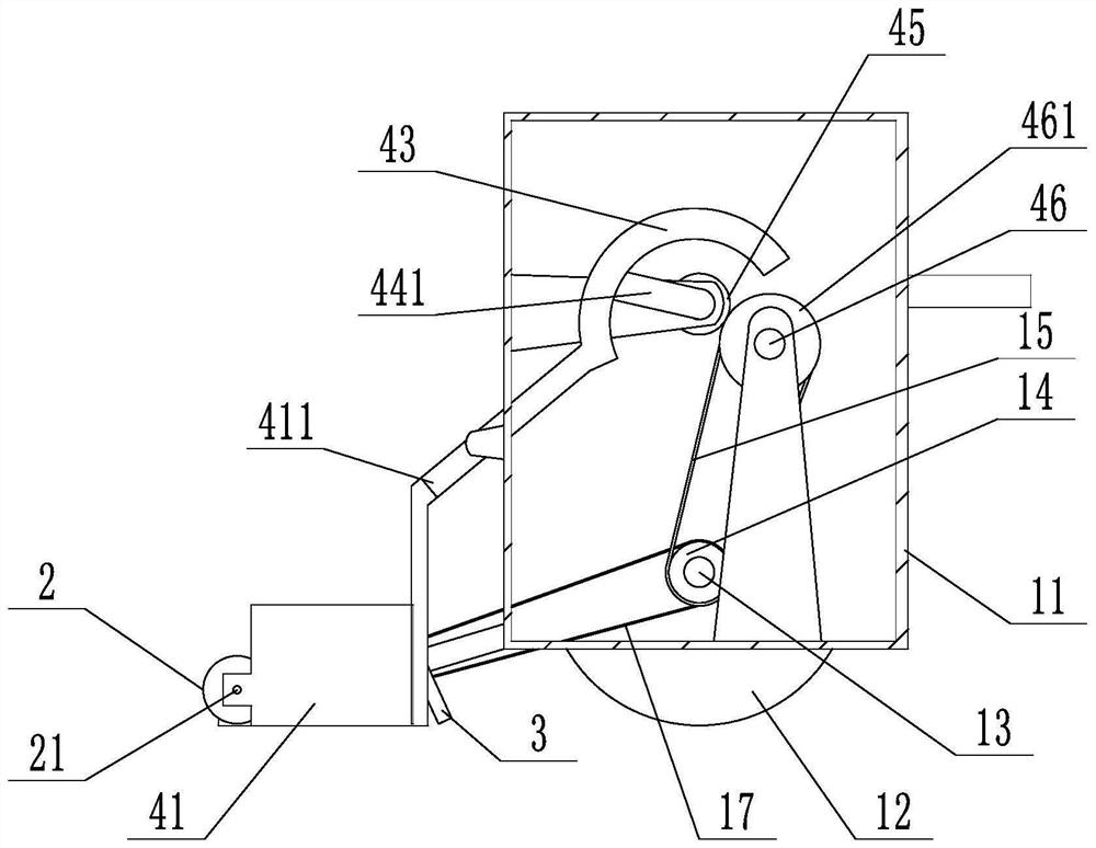 A garbage cleaning device