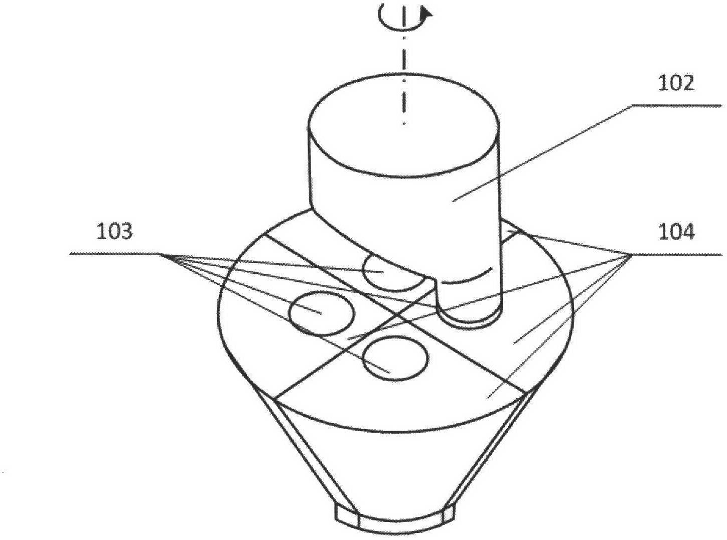 Device and method for generating clean coal by means of quick total sulfur treatment of coal