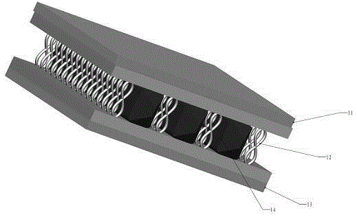 Curing method of three-dimensional spaced one-piece fabric reinforced resin-based composite material and microwave oven for curing