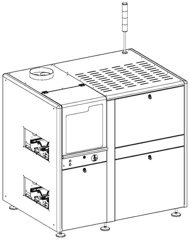 Vertical heating furnace