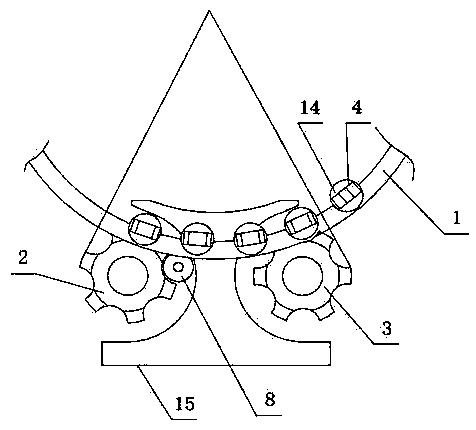 A device that precisely controls the rotation angle of the clamping part